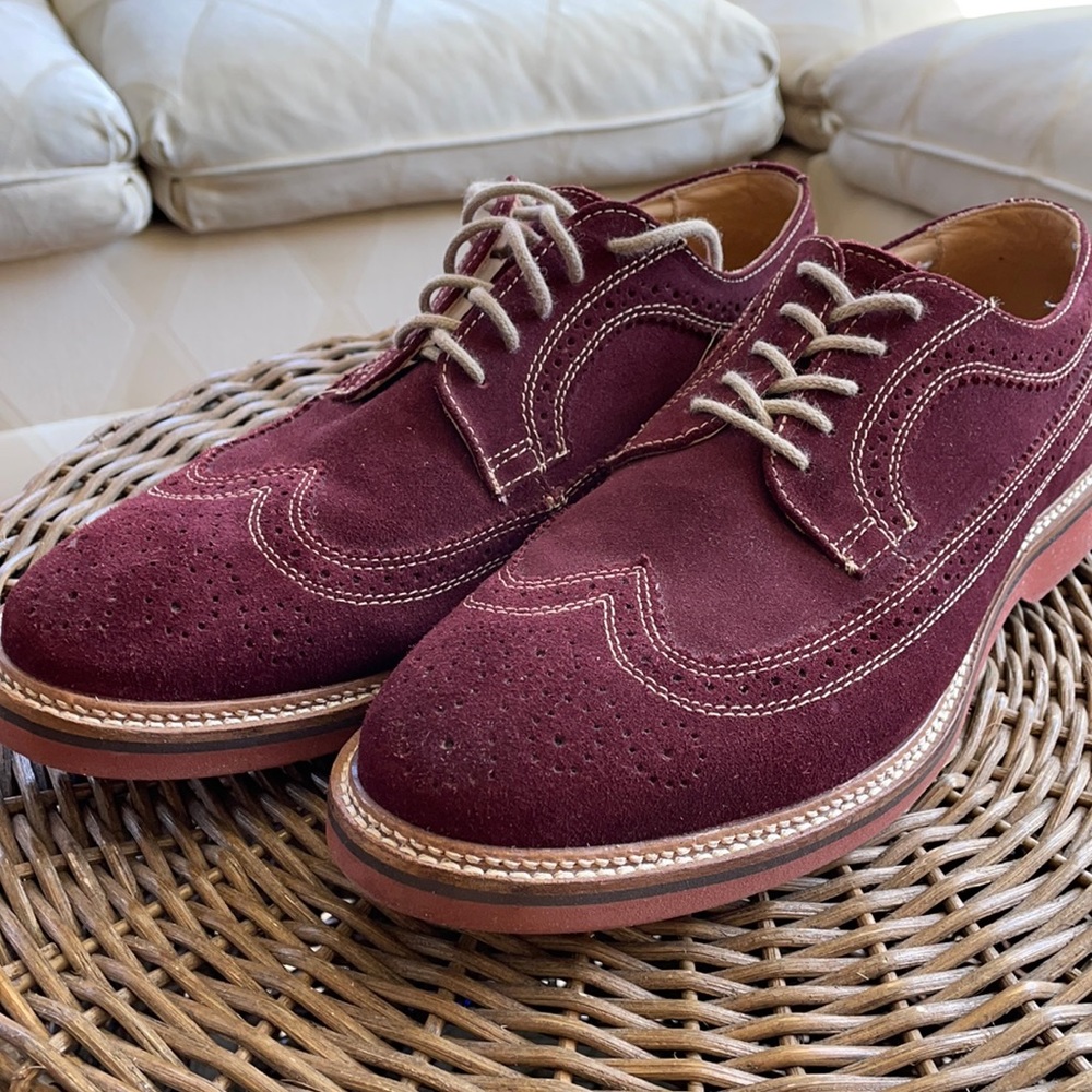 Men’s 1901 Burgundy Suede Shoes